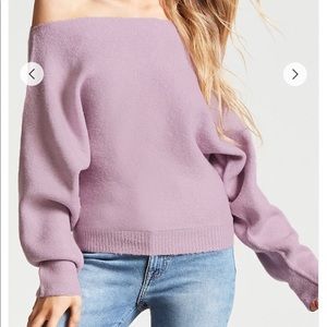 Forever21 Knit Off the Shoulder Sweater